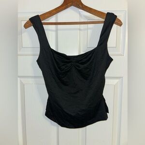 White Fox Boutique Cropped Tank, Size Medium